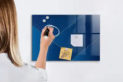 Magnetická popisovateľná tabuľa dekoratívna abstrakcia