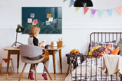 Magnetická popisovacia tabuľa s motívom náčrtu hôr