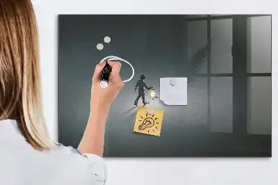 Magnetická popisovacia tabuľa Pútnik v temnote