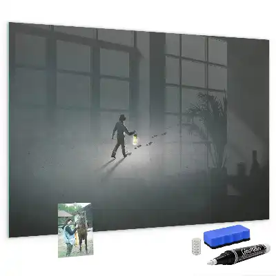 Magnetická popisovacia tabuľa Pútnik v temnote