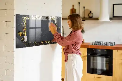 Magnetická popisovacia tabuľa so vzorom zlatých konfiet