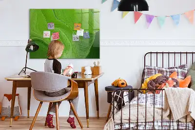 Magnetická popisovateľná tabuľa v dizajne moderné vlny