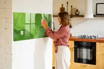 Magnetická popisovateľná tabuľa v dizajne moderné vlny