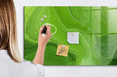 Magnetická popisovateľná tabuľa v dizajne moderné vlny