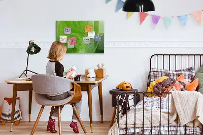 Magnetická popisovateľná tabuľa v dizajne moderné vlny
