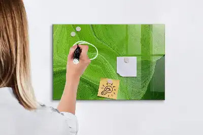 Magnetická popisovateľná tabuľa v dizajne moderné vlny