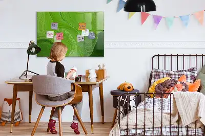 Magnetická popisovateľná tabuľa v dizajne moderné vlny