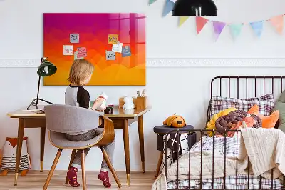 Magnetická popisovacia tabuľa východ slnka