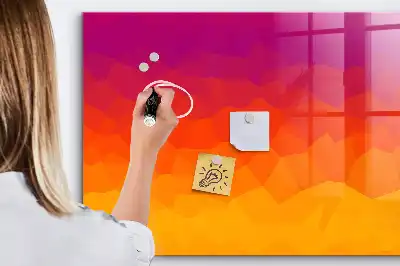 Magnetická popisovacia tabuľa východ slnka