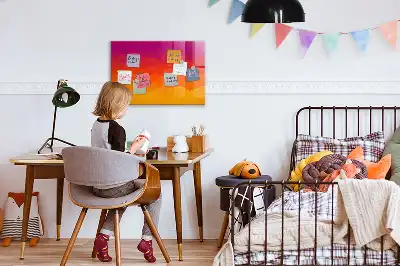 Magnetická popisovacia tabuľa východ slnka