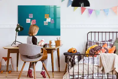 Magnetická popisovateľná tabuľa s motívom morskej abstrakcie