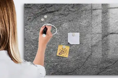 Magnetická popisovacia tabuľa v prevedení vulkanická hornina
