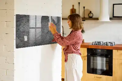 Magnetická popisovacia tabuľa v prevedení vulkanická hornina