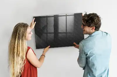 Magnetická popisovacia tabuľa tmavá abstrakcia