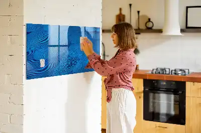 Magnetická popisovateľná tabuľa s motívom vtáčieho peria