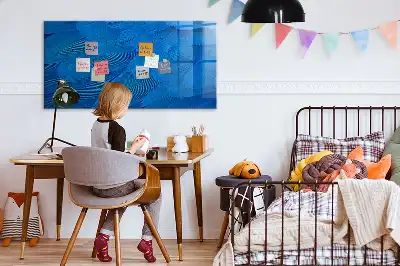Magnetická popisovateľná tabuľa s motívom vtáčieho peria