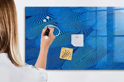 Magnetická popisovateľná tabuľa s motívom vtáčieho peria
