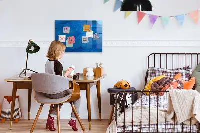 Magnetická popisovateľná tabuľa s motívom vtáčieho peria