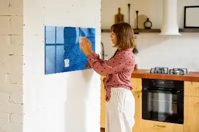 Magnetická popisovateľná tabuľa s motívom vtáčieho peria