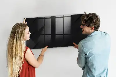 Magnetická popisovateľná tabuľa vzor tmavej steny
