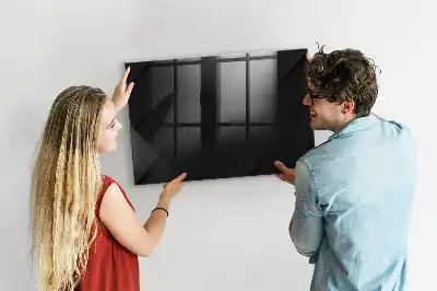 Magnetická popisovateľná tabuľa vzor tmavej steny