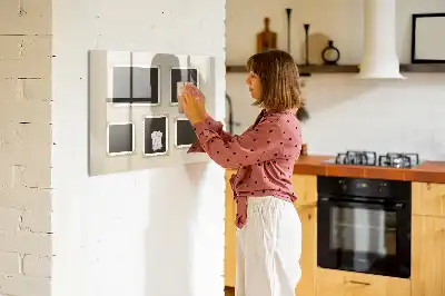 Magnetická popisovacia tabuľa s retro rámikmi