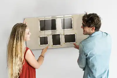 Magnetická popisovacia tabuľa s retro rámikmi