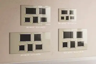 Magnetická popisovacia tabuľa s retro rámikmi