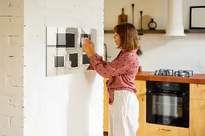 Magnetická popisovacia tabuľa s retro rámikmi