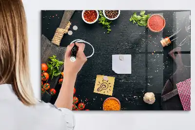 Magnetická popisovacia tabuľa do kuchyne