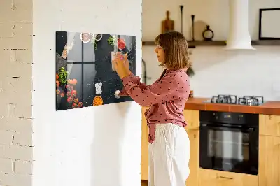Magnetická popisovacia tabuľa do kuchyne