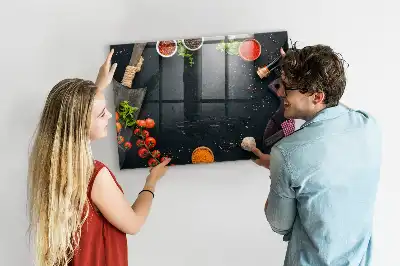 Magnetická popisovacia tabuľa do kuchyne