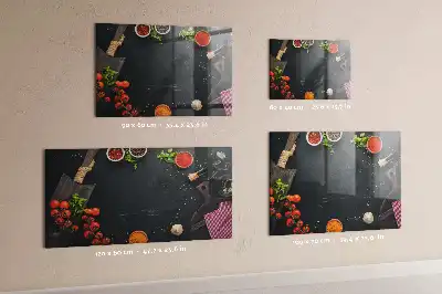 Magnetická popisovacia tabuľa do kuchyne