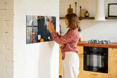 Magnetická popisovacia tabuľa do kuchyne