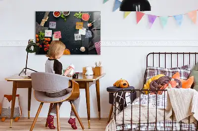 Magnetická popisovacia tabuľa do kuchyne