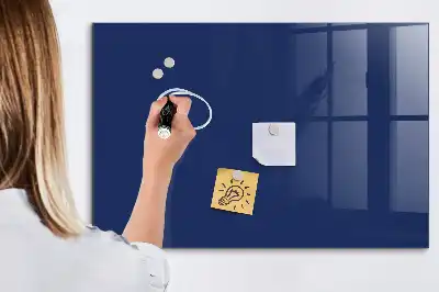 Magnetická popisovateľná tabuľa v modrej farbe