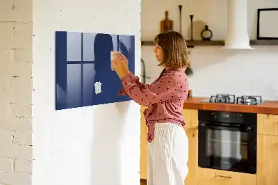 Magnetická popisovateľná tabuľa v modrej farbe