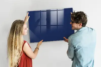 Magnetická popisovateľná tabuľa v modrej farbe