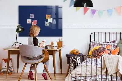 Magnetická popisovateľná tabuľa v modrej farbe
