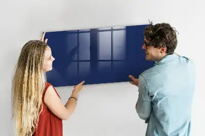 Magnetická popisovateľná tabuľa v modrej farbe