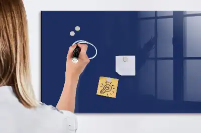 Magnetická popisovateľná tabuľa v modrej farbe