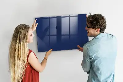 Magnetická popisovateľná tabuľa v modrej farbe