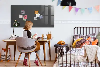 Magnetická popisovateľná tabuľa sivá