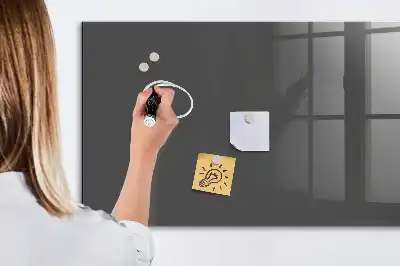 Magnetická popisovateľná tabuľa sivá