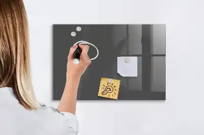 Magnetická popisovateľná tabuľa sivá