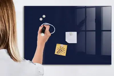 Magnetická popisovateľná tabuľa v tmavej tmavomodrej farbe
