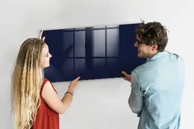 Magnetická popisovateľná tabuľa v tmavej tmavomodrej farbe