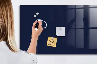 Magnetická popisovateľná tabuľa v tmavej tmavomodrej farbe