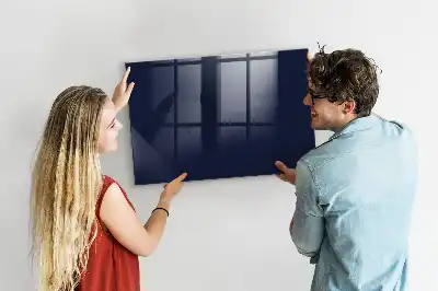 Magnetická popisovateľná tabuľa v tmavej tmavomodrej farbe