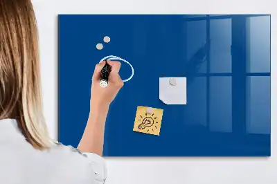 Magnetická popisovacia tabuľa v námorníckej modrej farbe
